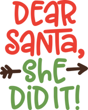 Load image into Gallery viewer, Christmas Santa Sayings
