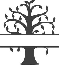 Load image into Gallery viewer, Family Tree Monogram Split