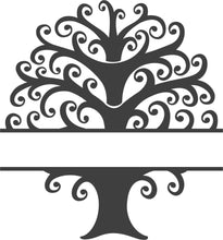Load image into Gallery viewer, Family Tree Monogram Split