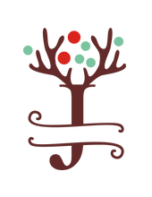 Load image into Gallery viewer, Reindeer Antler & Lights monogram