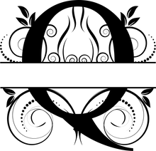 Load image into Gallery viewer, Vine Monogram Split Letters
